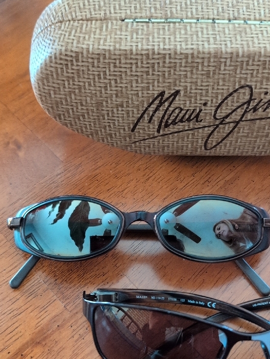 Maui Jim Brown Frames with Amber Polarized Lenses and Branded Case main image 4